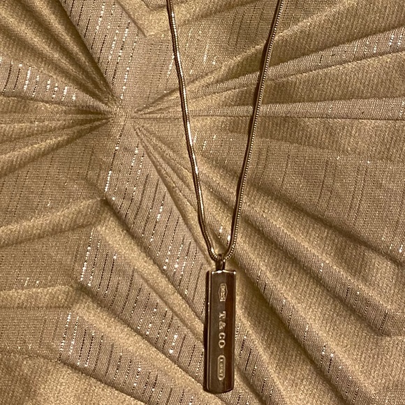 Tiffany & Co 1837 bar pendant NEVER BEEN WORN - Picture 3 of 11